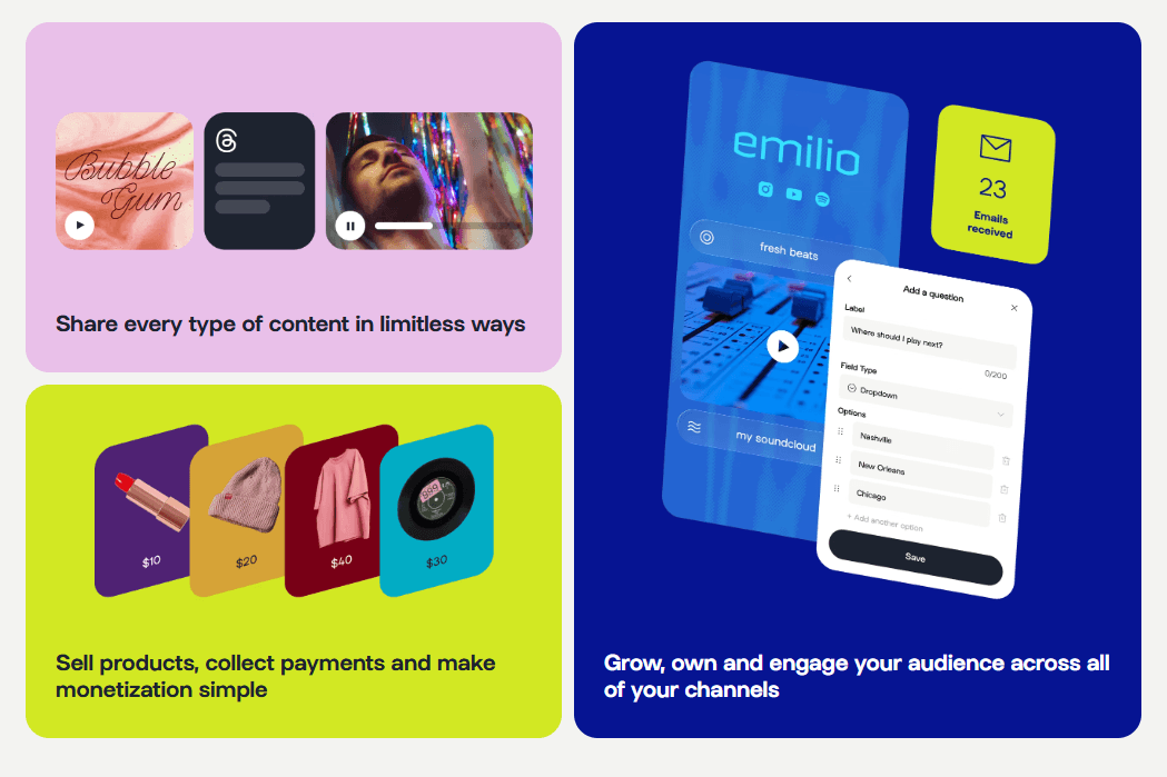 Linktree Grid - 2026